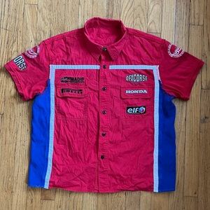 Rare & Signed Vintage Pitt Crew Button up men’s M-L